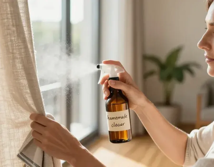 Comment nettoyer des rideaux sans les décrocher : le spray maison efficace